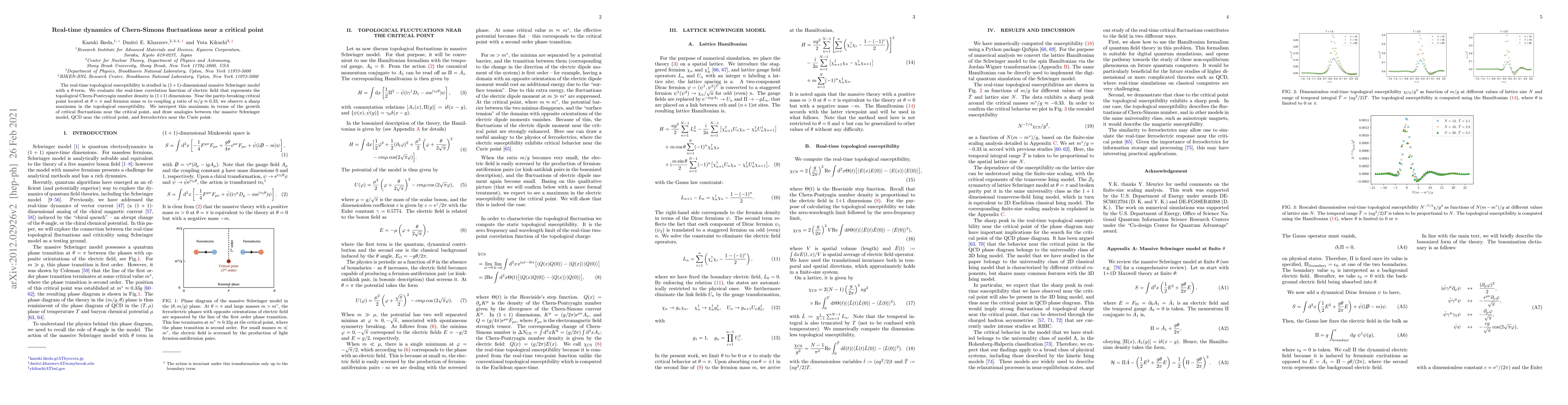 Thumbnail for Real-time dynamics of Chern-Simons fluctuations near a critical point