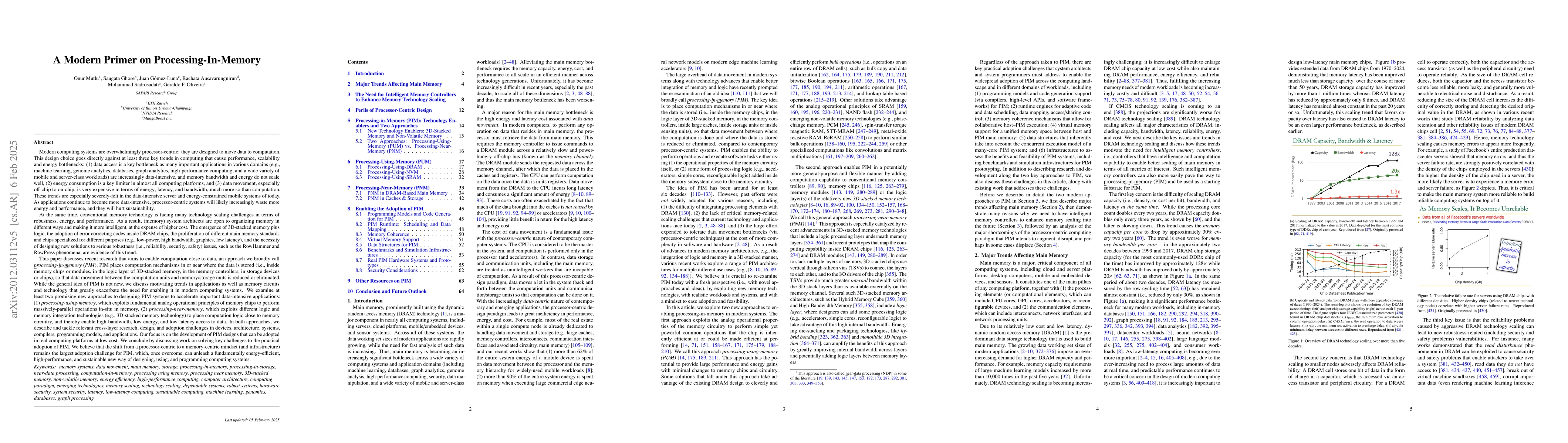 Thumbnail for A Modern Primer on Processing in Memory