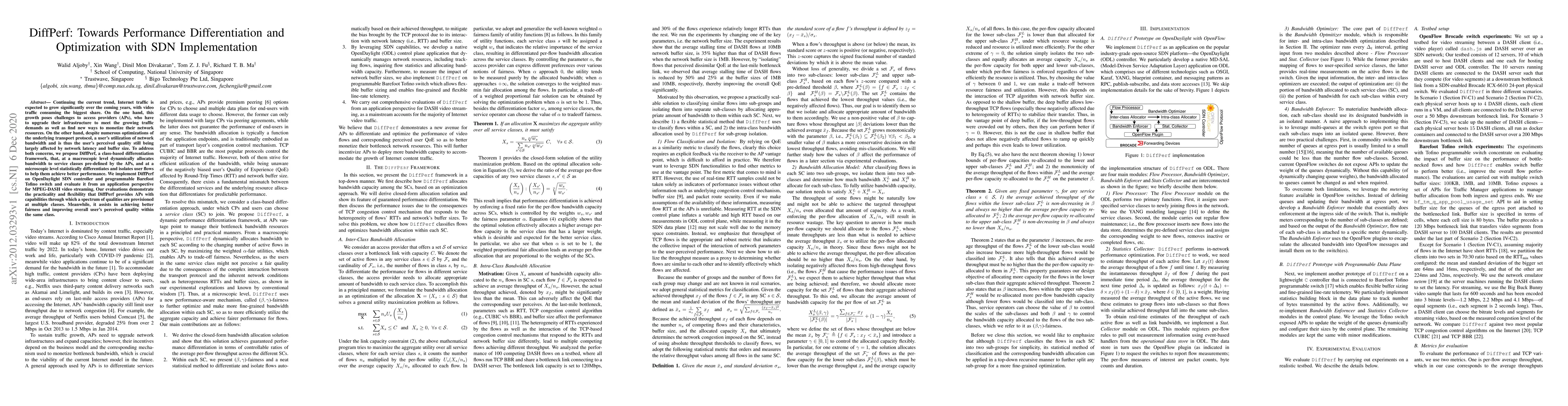 Thumbnail for DiffPerf: Towards Performance Differentiation and Optimization with SDN
  Implementation