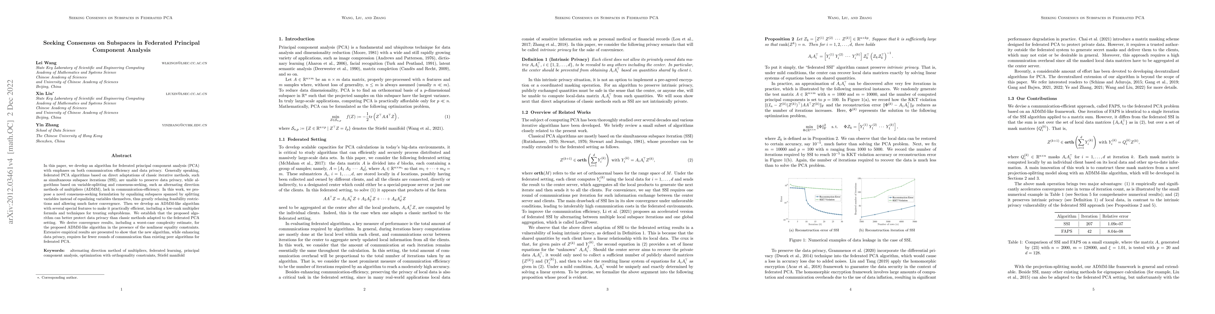 Thumbnail for Seeking Consensus on Subspaces in Federated Principal Component Analysis