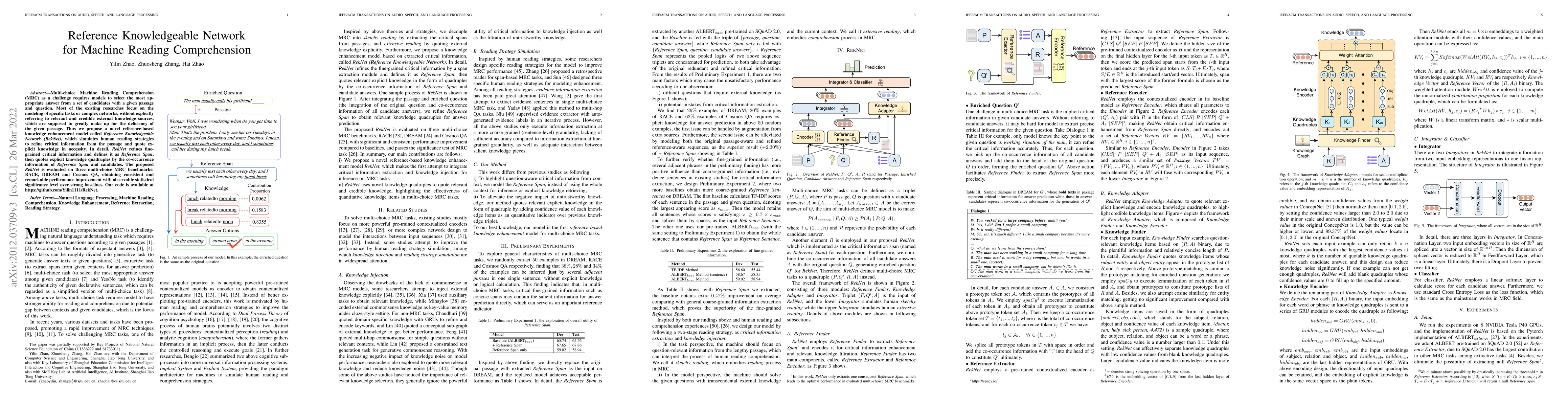 Thumbnail for Reference Knowledgeable Network for Machine Reading Comprehension