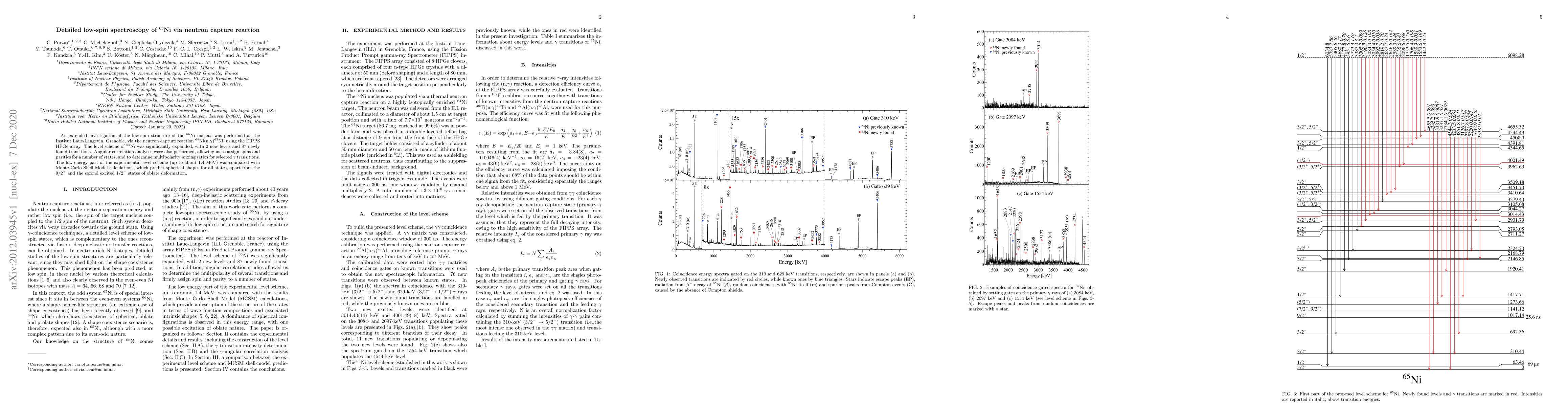 Thumbnail for Detailed low-spin spectroscopy of 65Ni via neutron capture reaction
