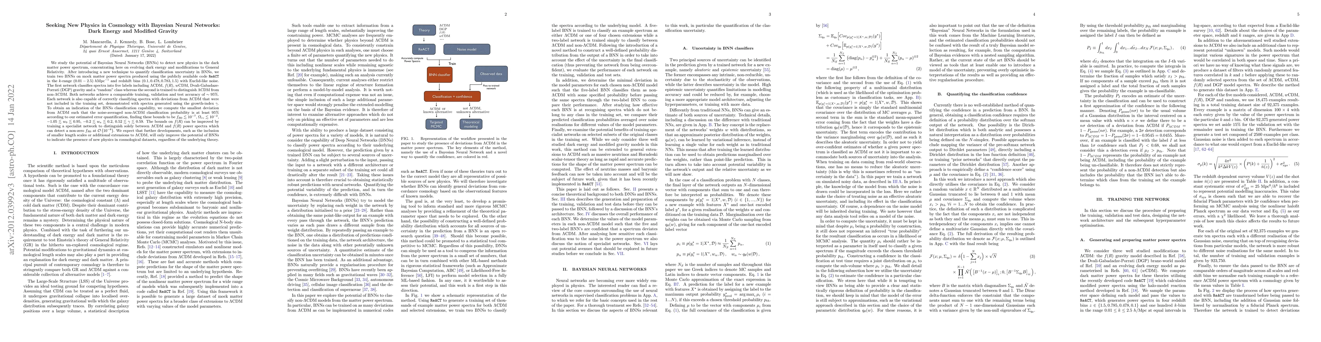 Thumbnail for Seeking New Physics in Cosmology with Bayesian Neural Networks: Dark
  Energy and Modified Gravity