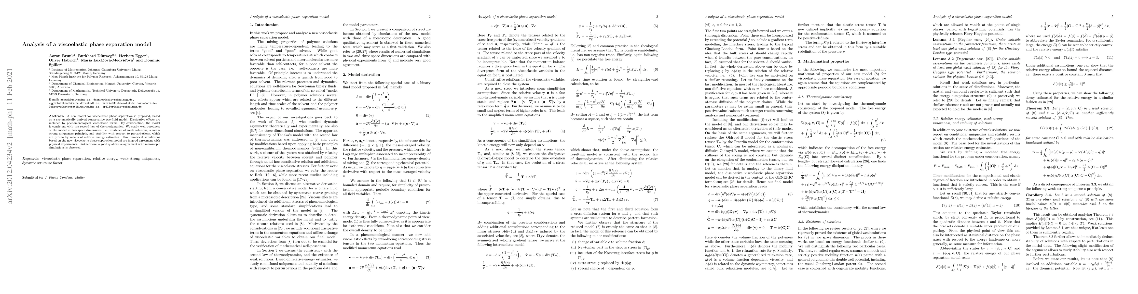 Thumbnail for Analysis of a viscoelastic phase separation model