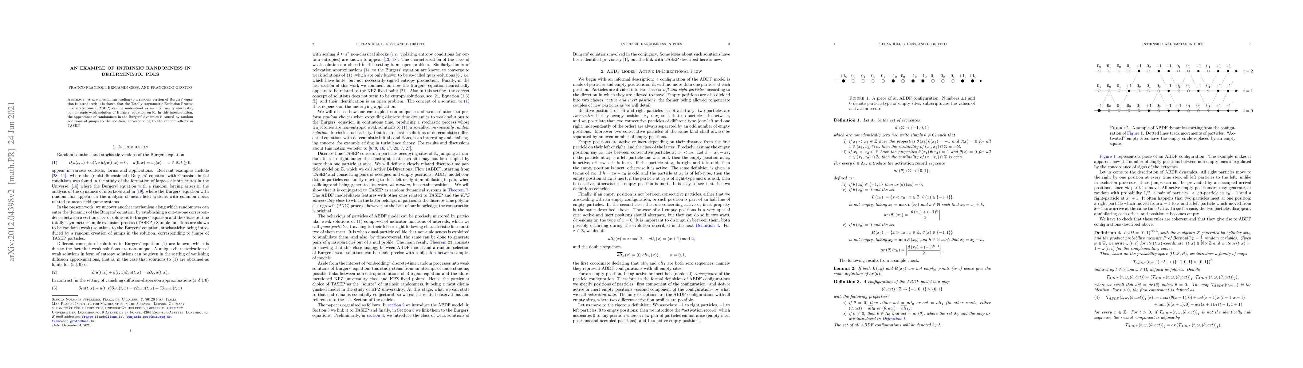Thumbnail for An Example of Intrinsic Randomness in Deterministic PDEs