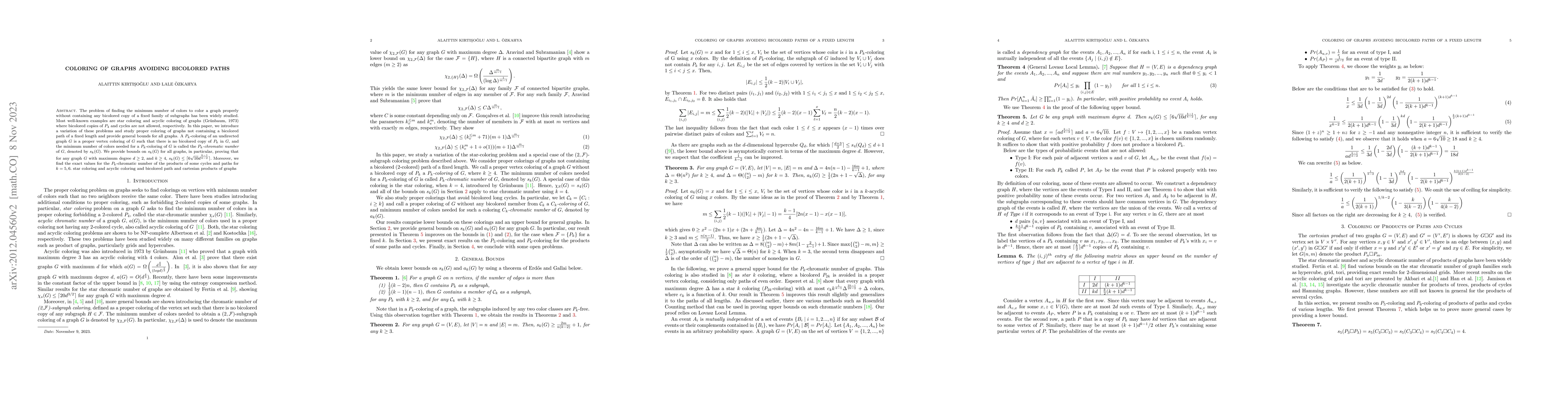 Thumbnail for Coloring of Graphs Avoiding Bicolored Paths of a Fixed Length