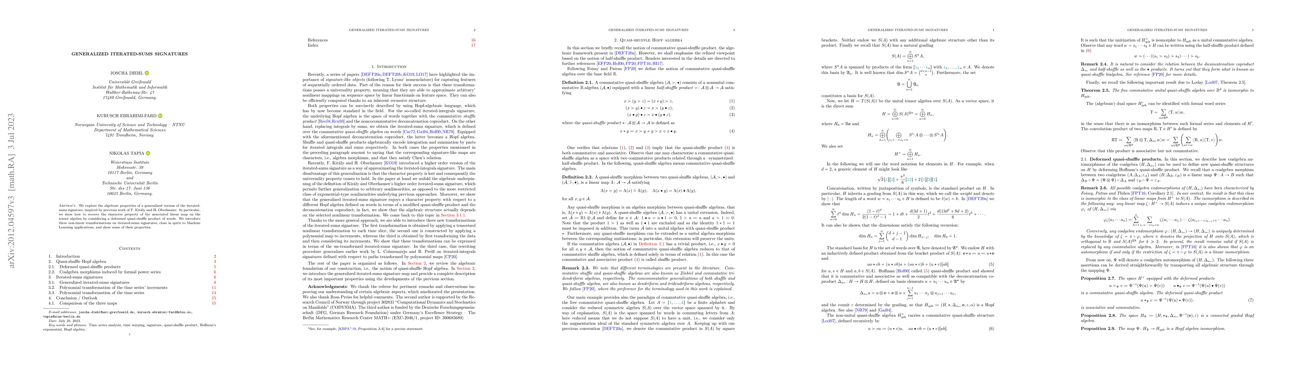Thumbnail for Generalized iterated-sums signatures