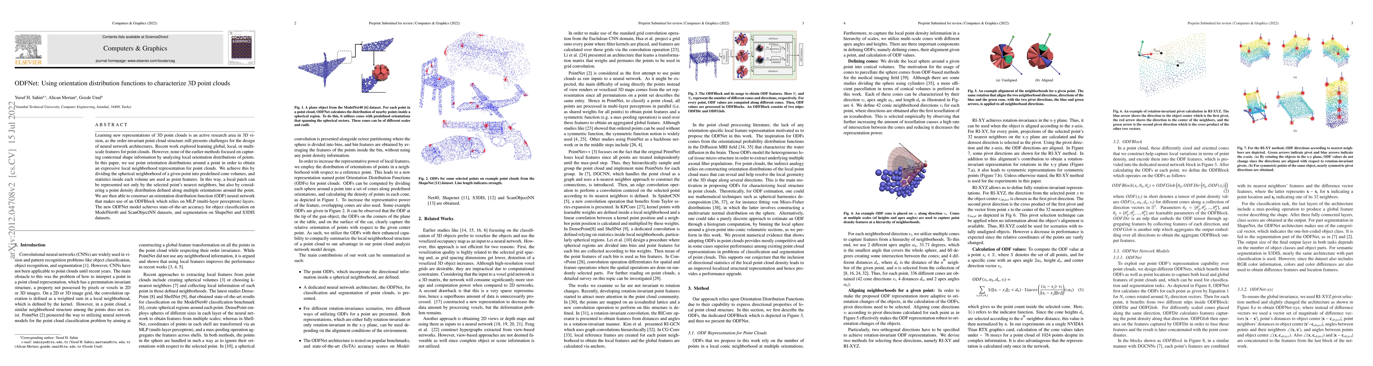 Thumbnail for ODFNet: Using orientation distribution functions to characterize 3D
  point clouds