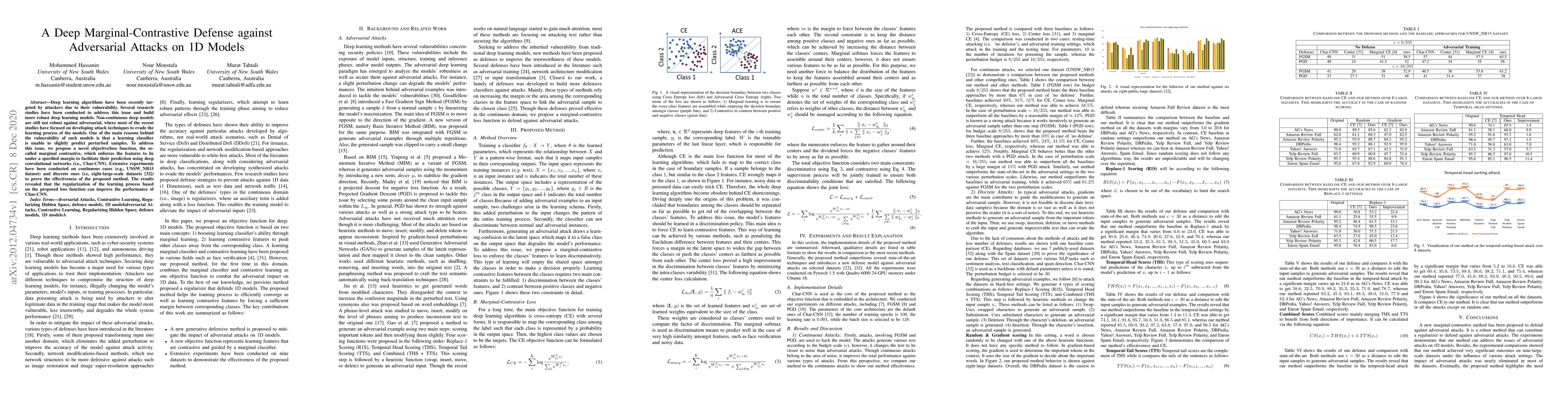 Thumbnail for A Deep Marginal-Contrastive Defense against Adversarial Attacks on 1D
  Models