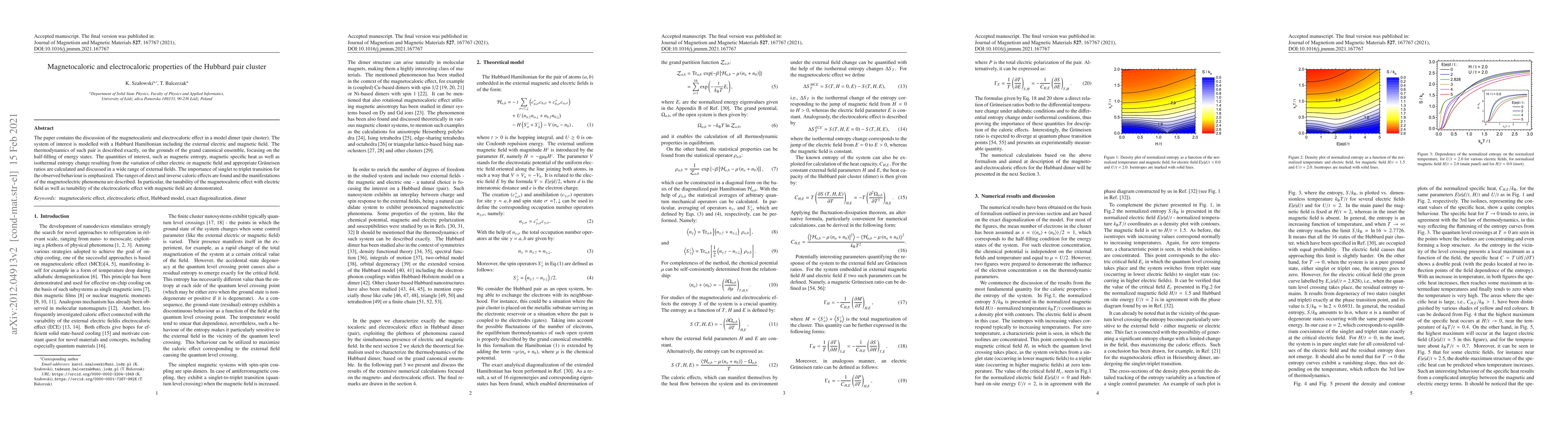 Thumbnail for Magnetocaloric and electrocaloric properties of the Hubbard pair cluster