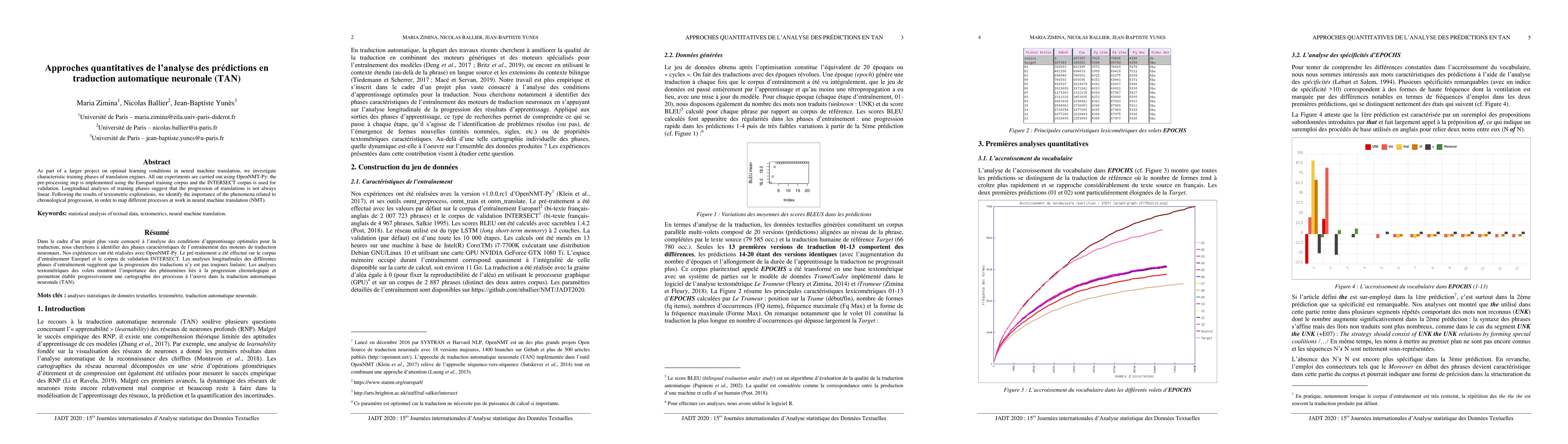 Thumbnail for Approches quantitatives de l'analyse des pr{\'e}dictions en traduction
  automatique neuronale (TAN)