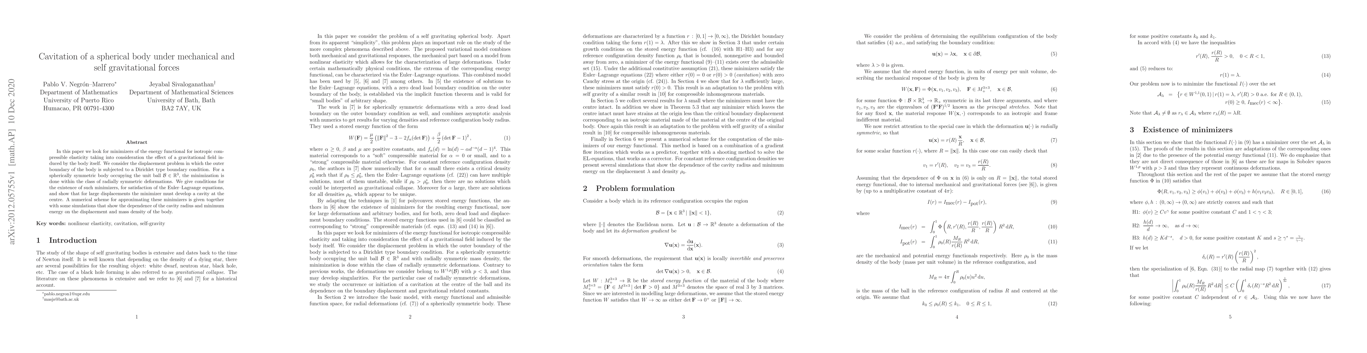Thumbnail for Cavitation of a spherical body under mechanical and self gravitational
  forces