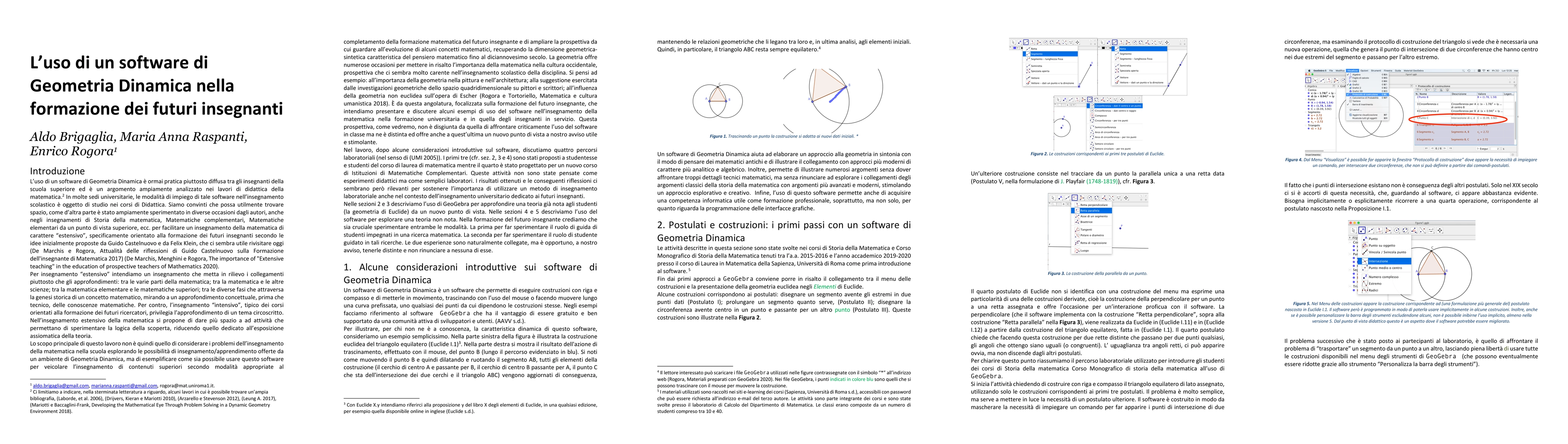 Thumbnail for Uso di un software di Geometria Dinamica nella formazione dei futuri
  insegnanti