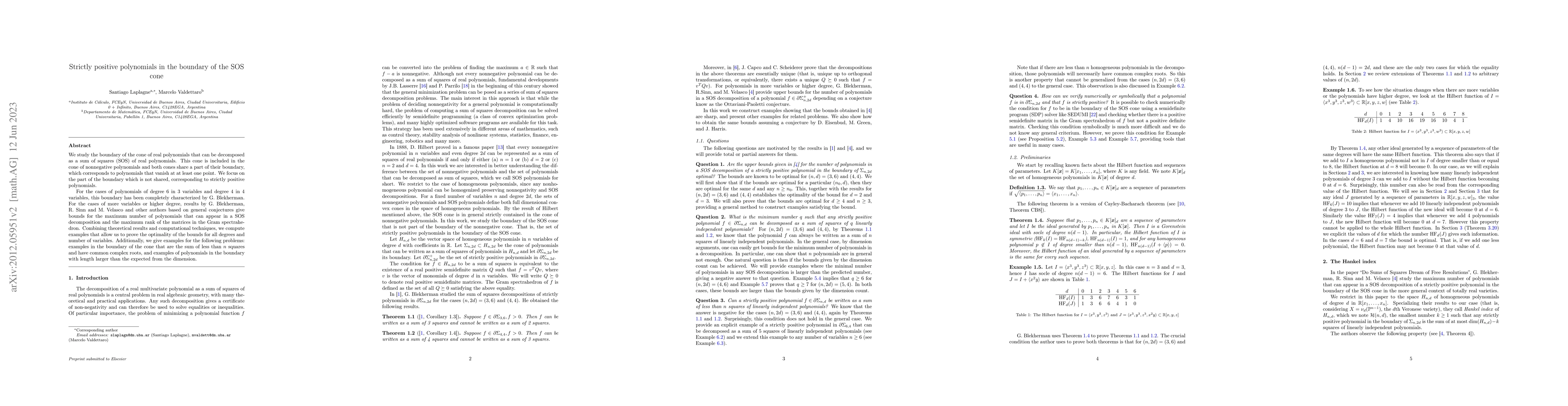 Thumbnail for Strictly positive polynomials in the boundary of the SOS cone