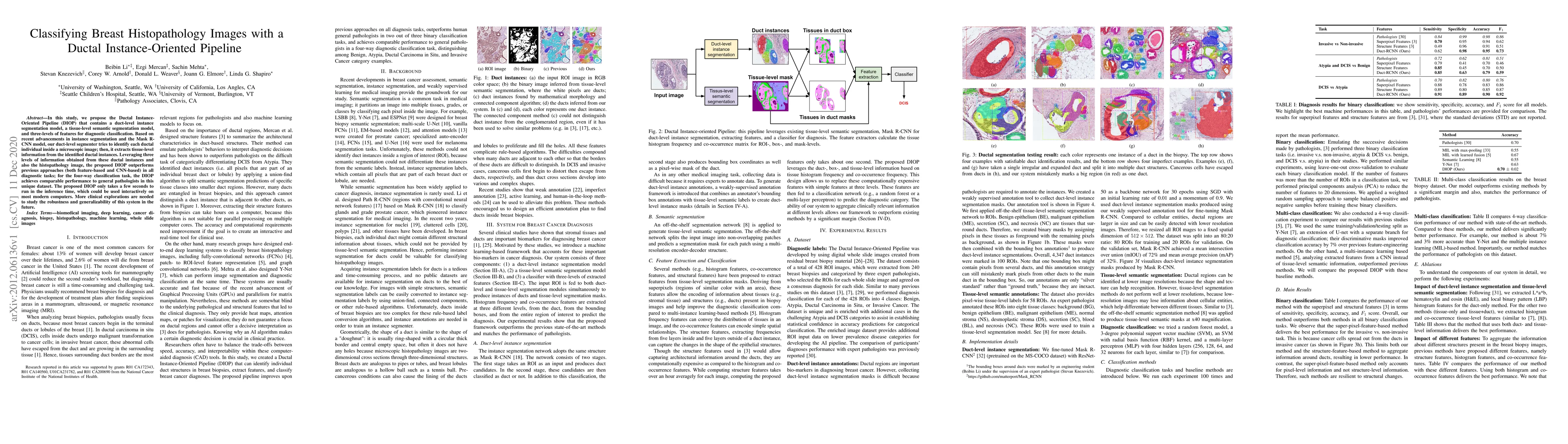 Thumbnail for Classifying Breast Histopathology Images with a Ductal Instance-Oriented
  Pipeline