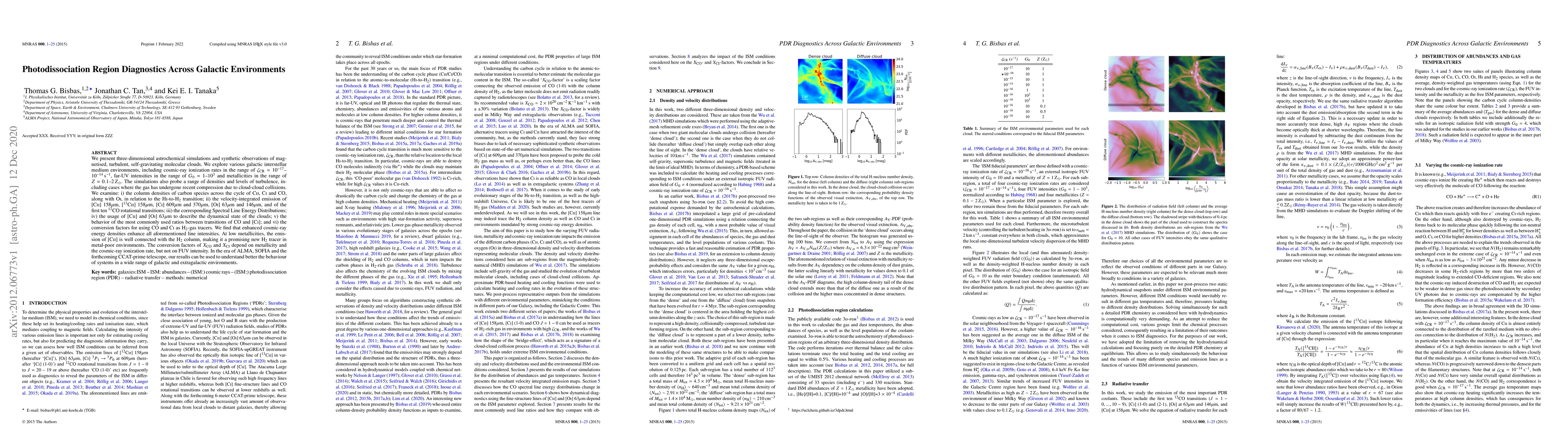 Thumbnail for Photodissociation Region Diagnostics Across Galactic Environments