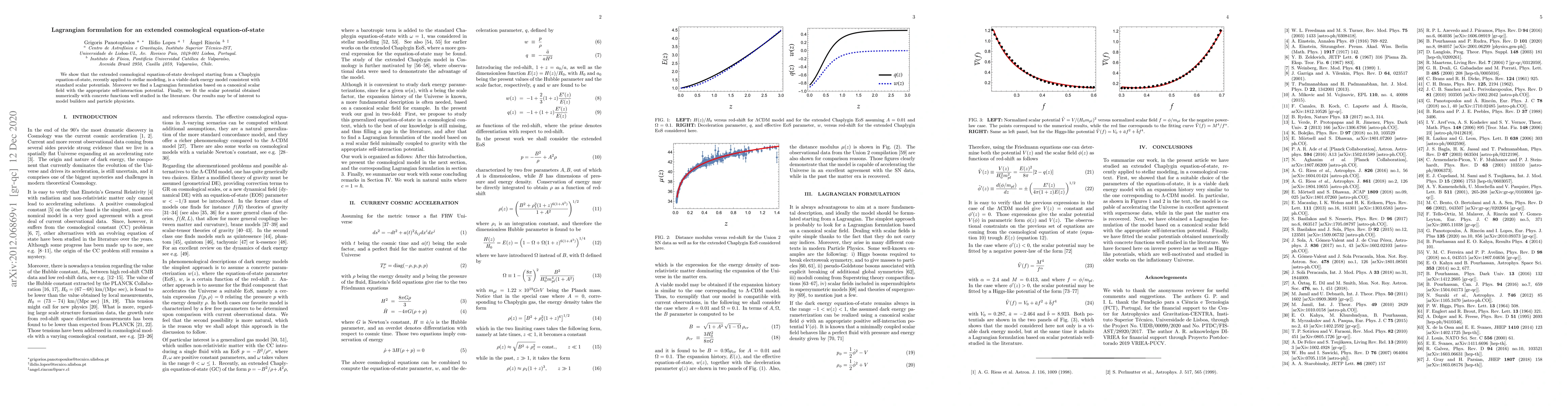 Thumbnail for Lagrangian formulation for an extended cosmological equation-of-state