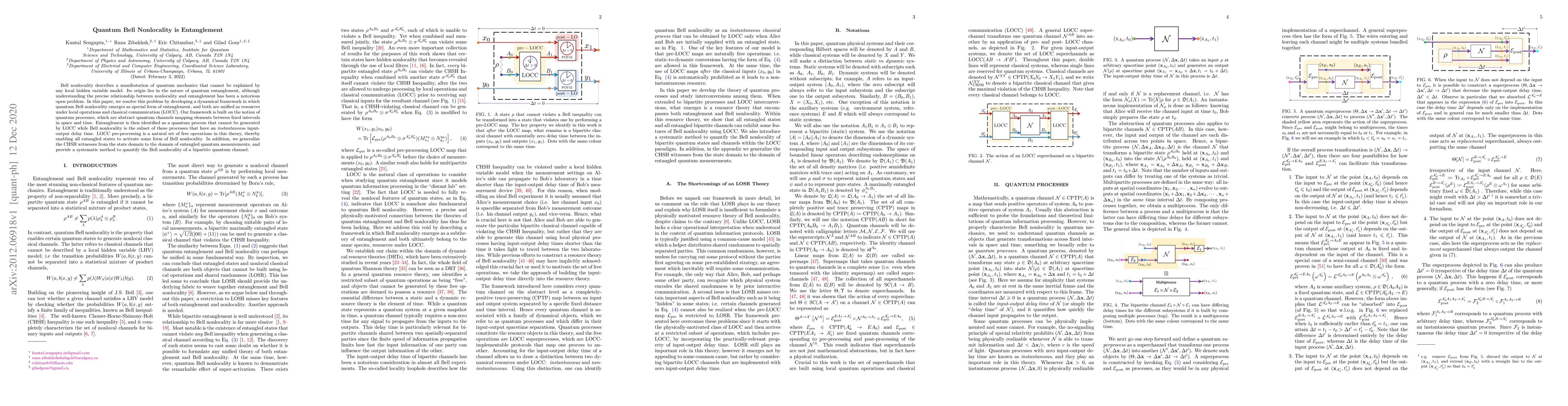 Thumbnail for Quantum Bell Nonlocality is Entanglement