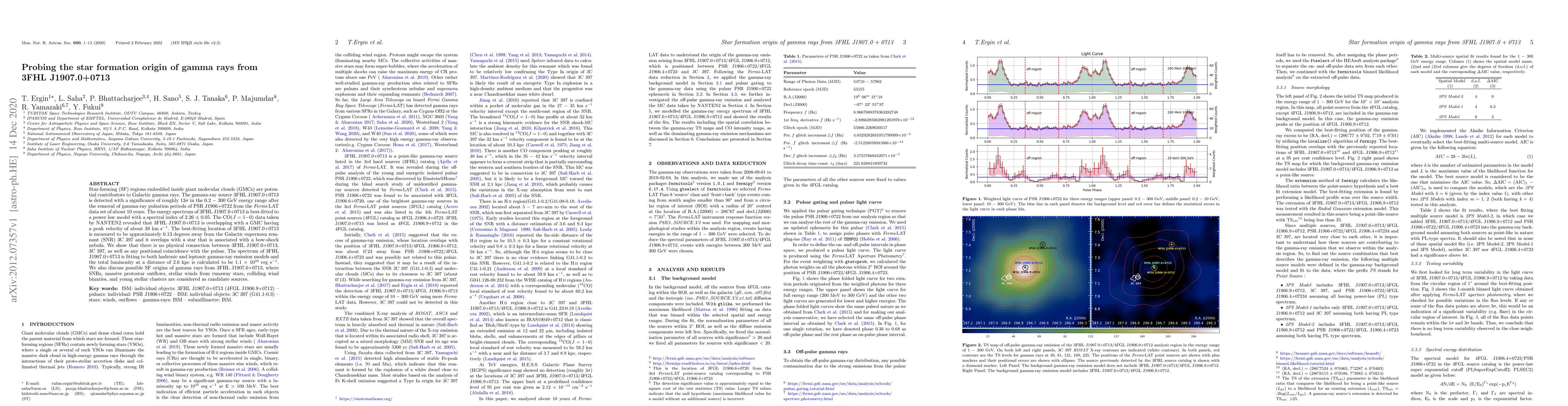 Thumbnail for Probing the star formation origin of gamma rays from 3FHL J1907.0+0713