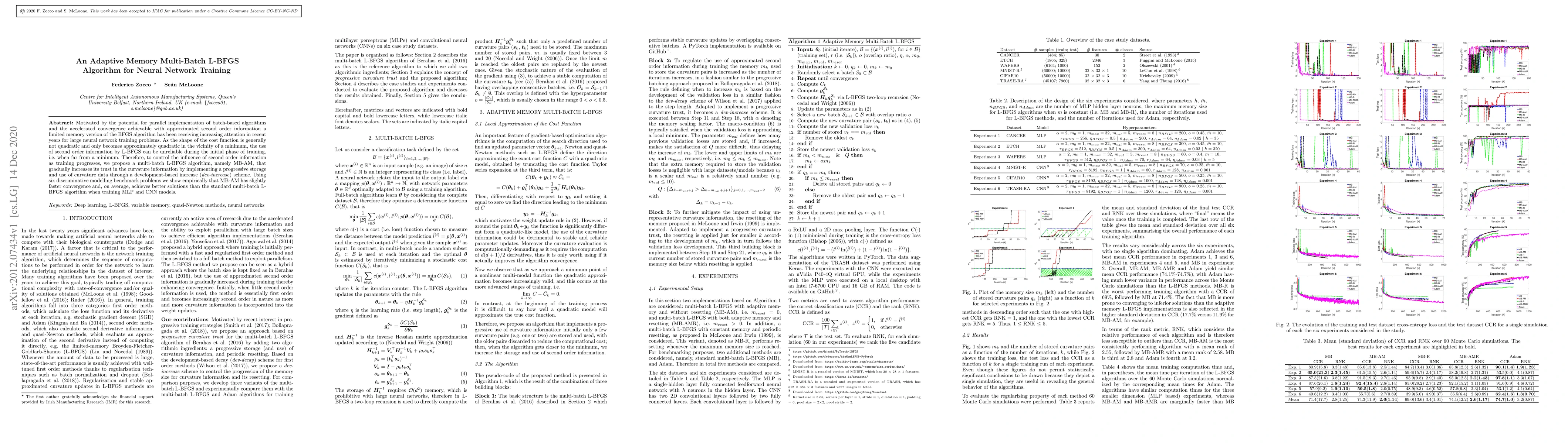 Thumbnail for An Adaptive Memory Multi-Batch L-BFGS Algorithm for Neural Network
  Training