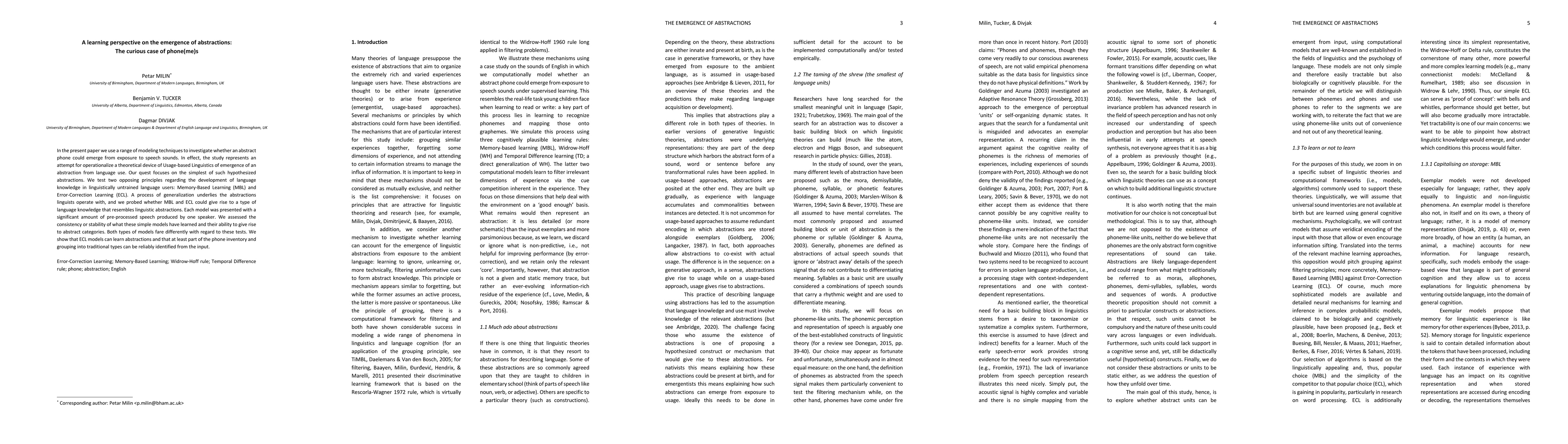 Thumbnail for A learning perspective on the emergence of abstractions: the curious
  case of phonemes