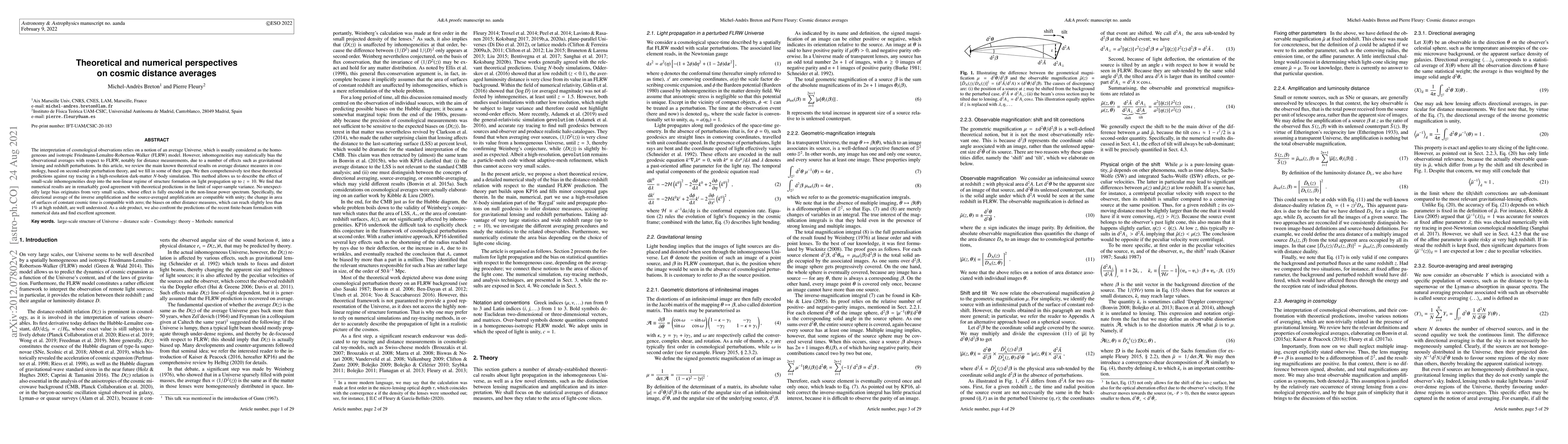 Thumbnail for Theoretical and numerical perspectives on cosmic distance averages