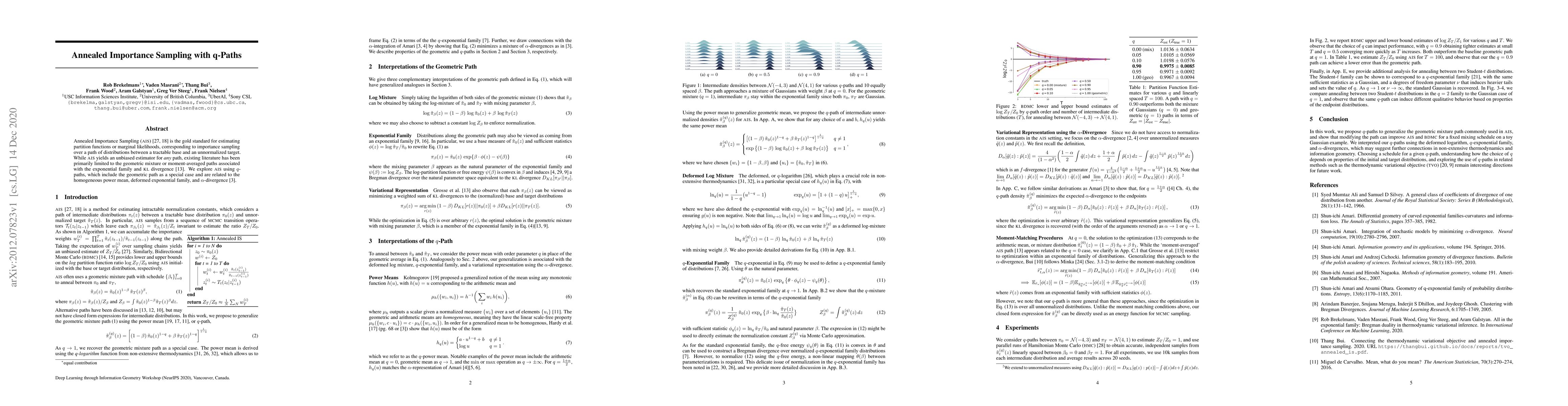 Thumbnail for Annealed Importance Sampling with q-Paths