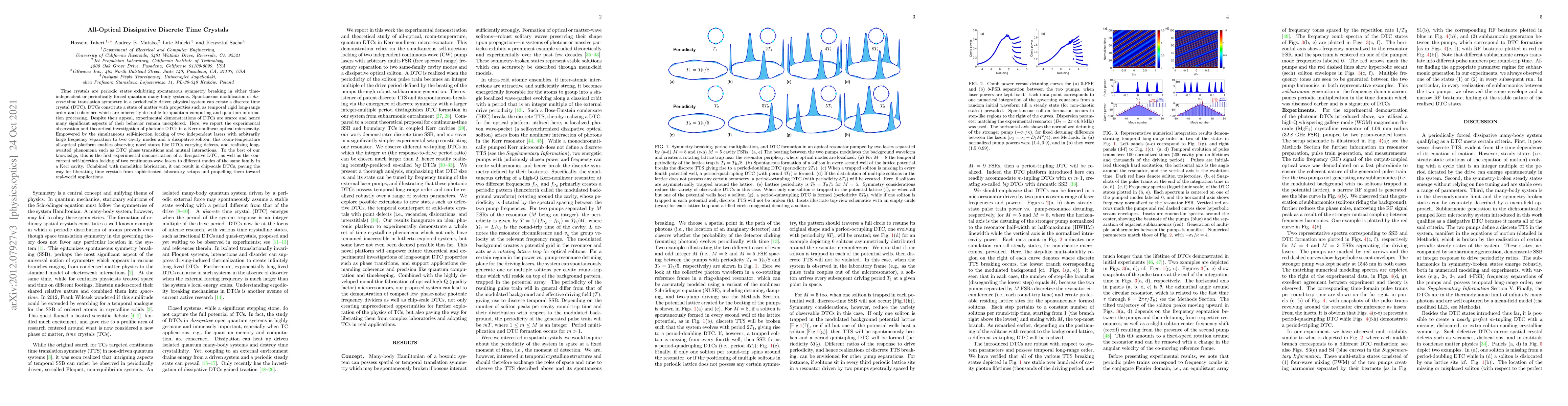 Thumbnail for All-Optical Dissipative Discrete Time Crystals