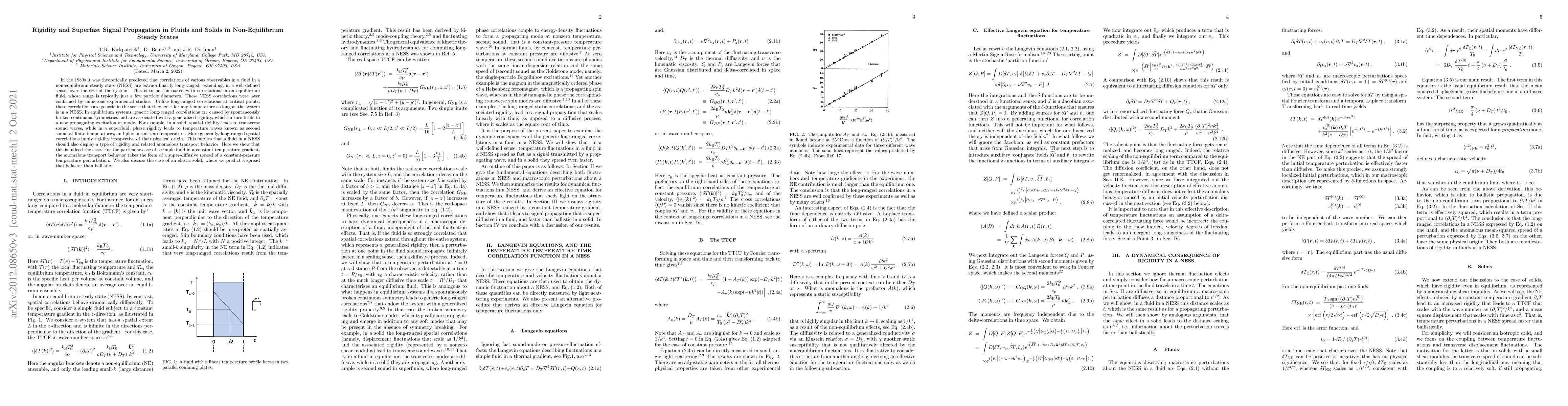 Thumbnail for Rigidity and Superfast Signal Propagation in Fluids and Solids in
  Non-Equilibrium Steady States
