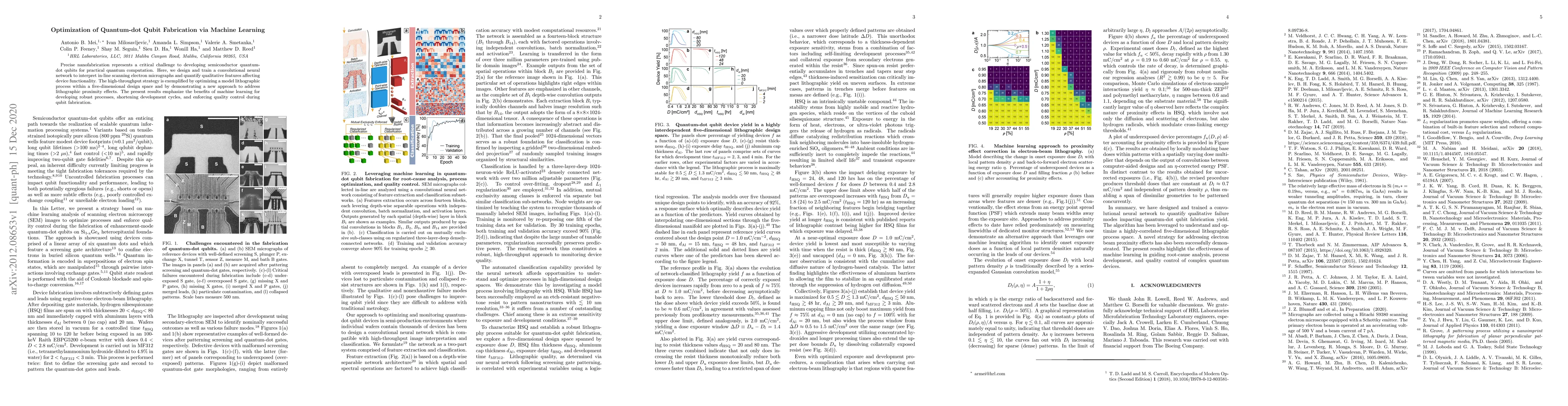 Thumbnail for Optimization of Quantum-dot Qubit Fabrication via Machine Learning