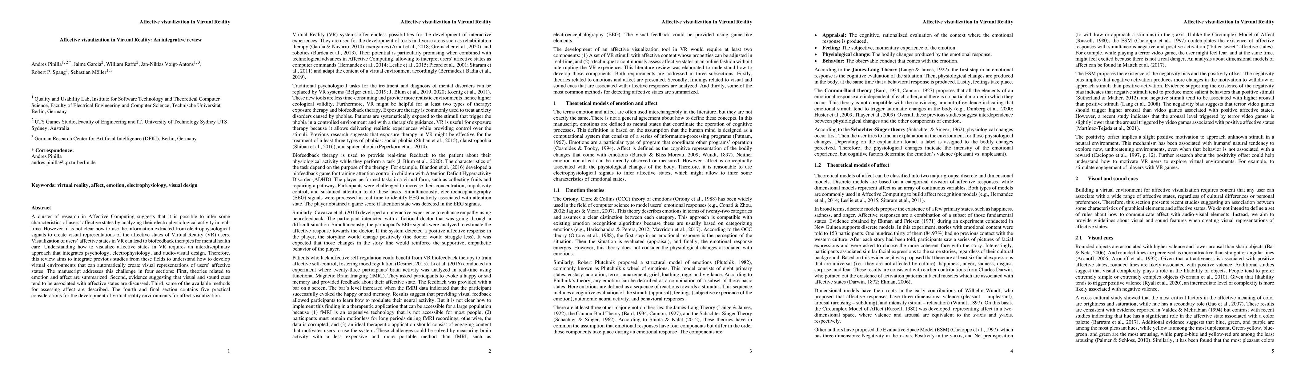 Thumbnail for Affective visualization in Virtual Reality: An integrative review