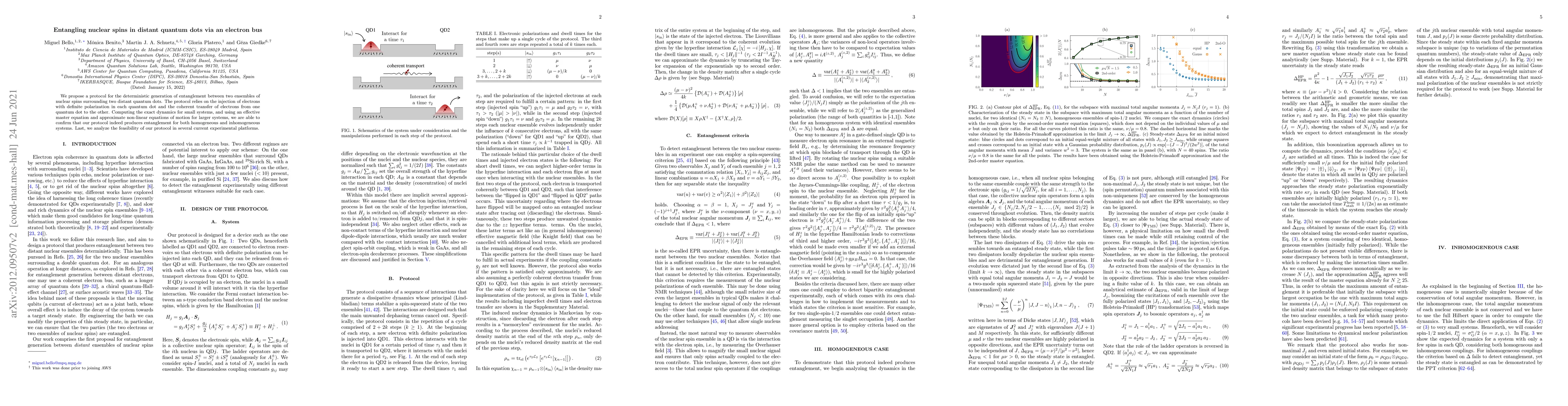 Thumbnail for Entangling nuclear spins in distant quantum dots via an electron bus