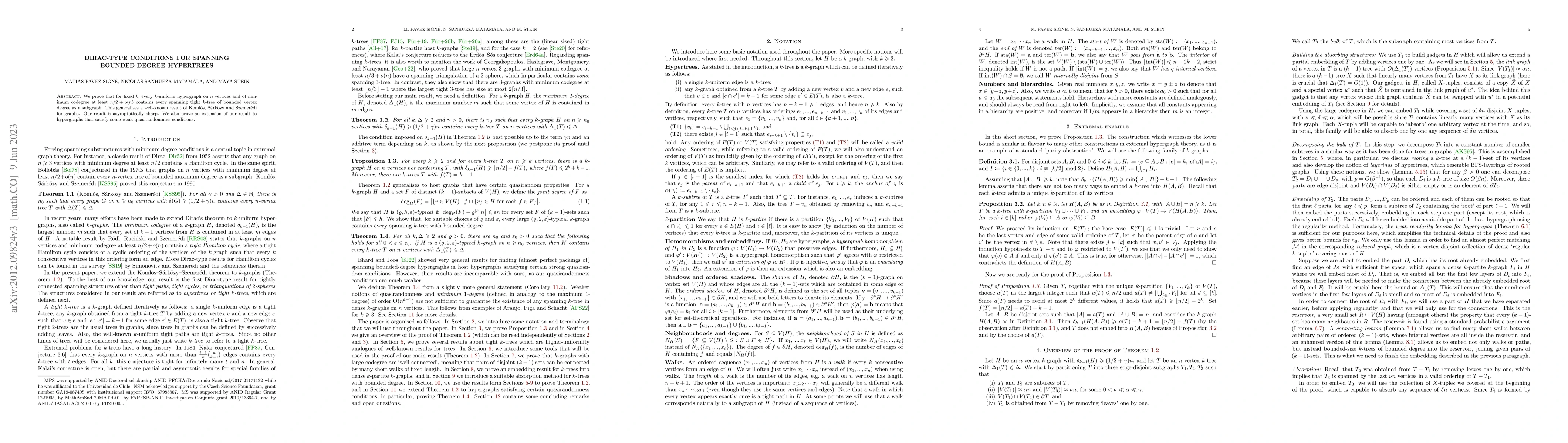 Thumbnail for Dirac-type conditions for spanning bounded-degree hypertrees