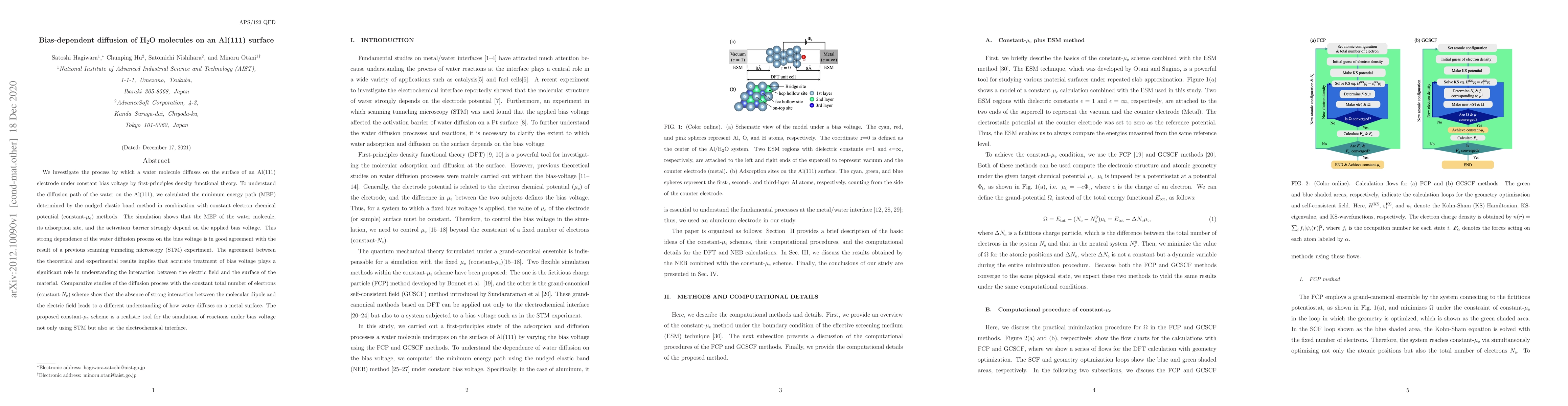 Thumbnail for Bias-dependent diffusion of H$_2$O molecules on an Al(111) surface