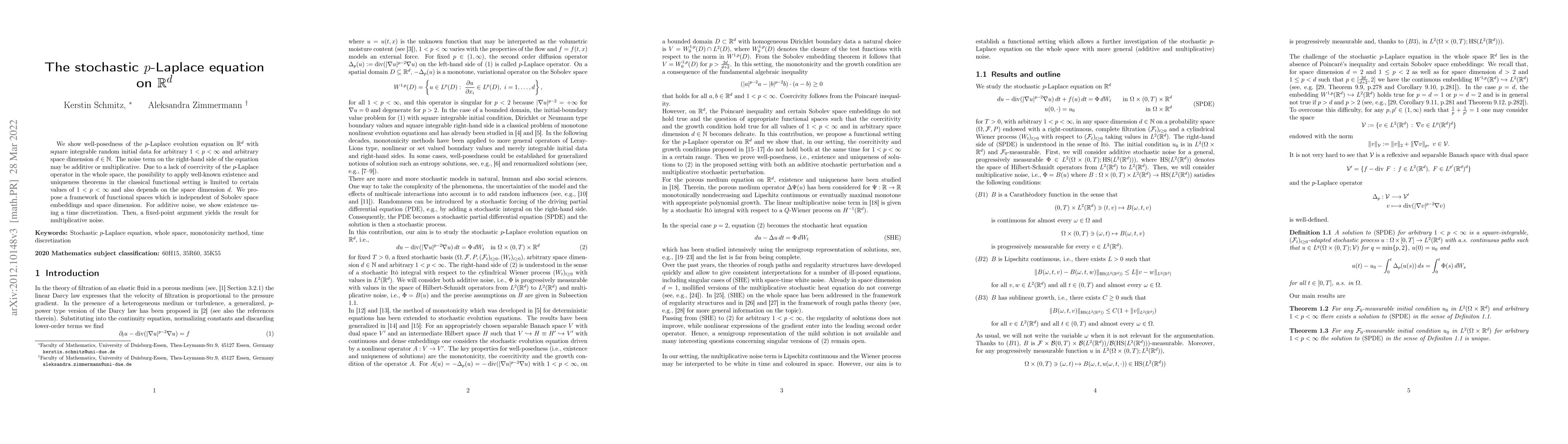 Thumbnail for The stochastic $p$-Laplace equation on $\mathbb{R}^d$