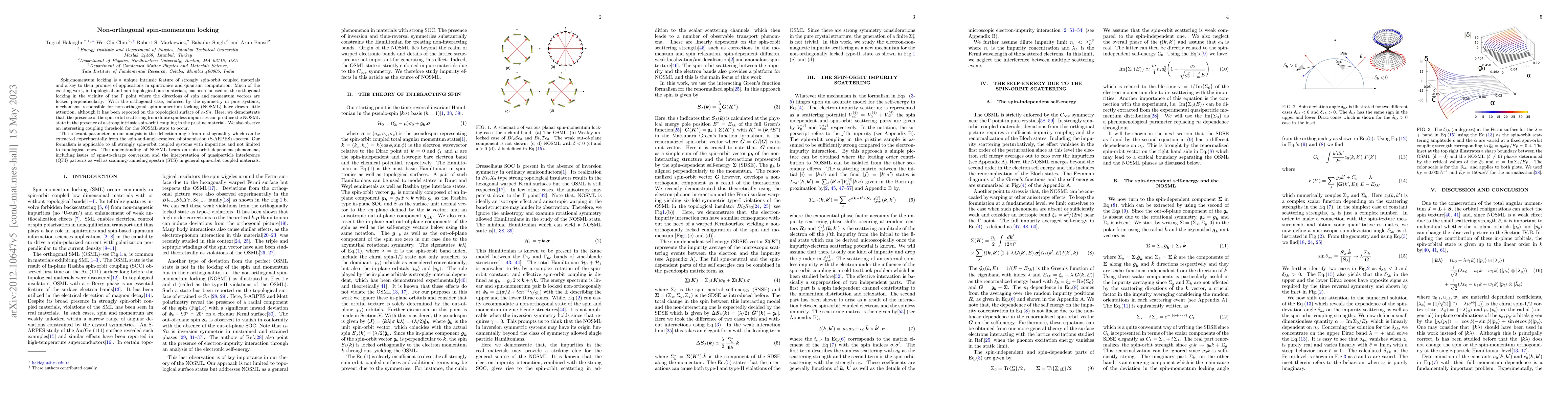 Thumbnail for Non-orthogonal Spin-Momentum Locking