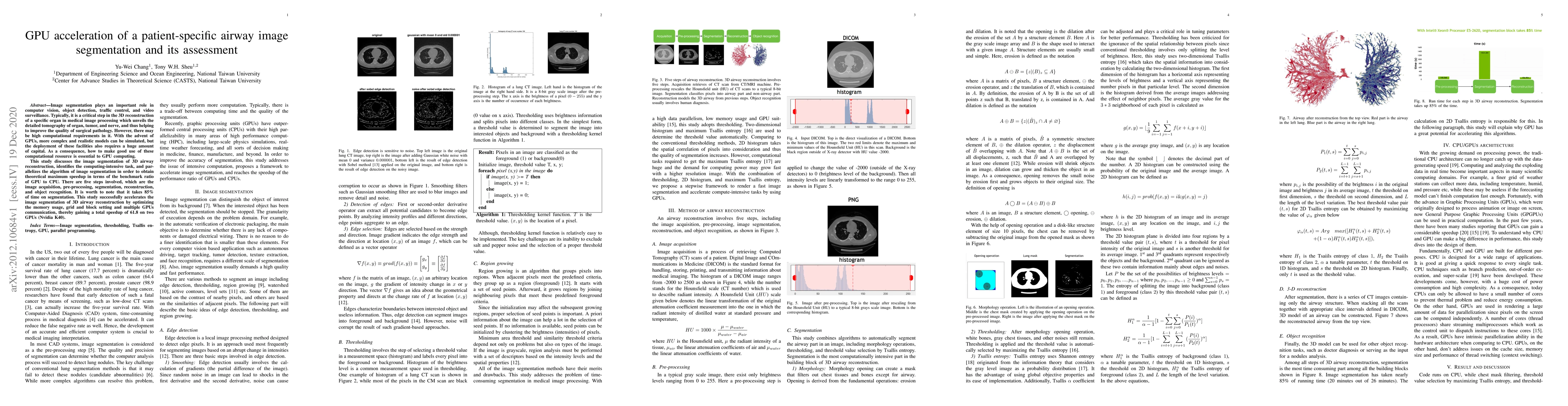 Thumbnail for GPU acceleration of a patient-specific airway image segmentation and its
  assessment