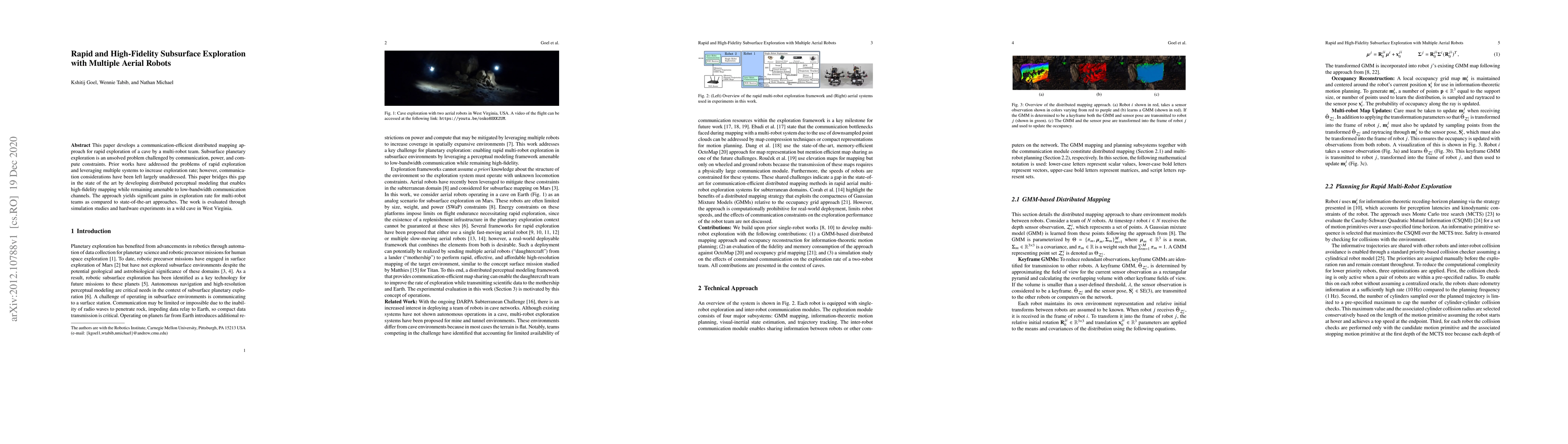 Thumbnail for Rapid and High-Fidelity Subsurface Exploration with Multiple Aerial
  Robots