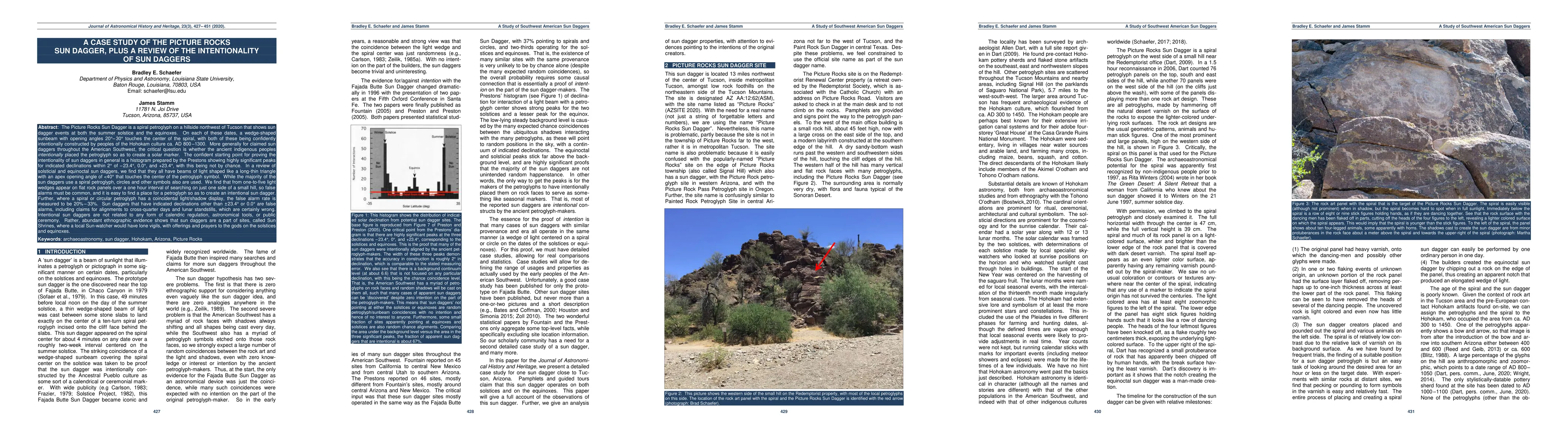 Thumbnail for A Case Study of the Picture Rocks Sun Dagger, Plus a Review of the
  Intentionality of Sun Daggers