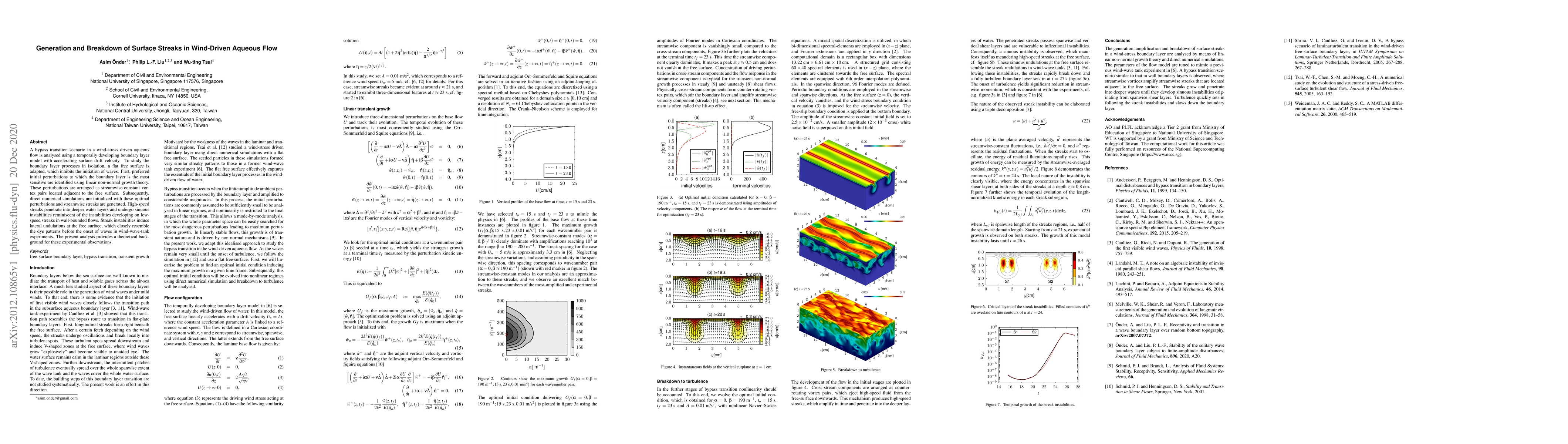 Thumbnail for Generation and Breakdown of Surface Streaks in Wind-Driven Aqueous Flow