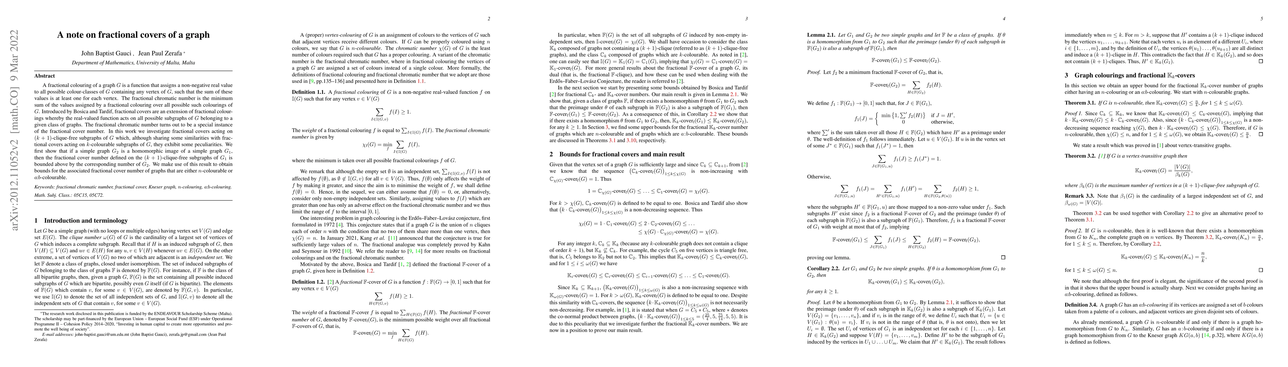 Thumbnail for A note on fractional covers of a graph