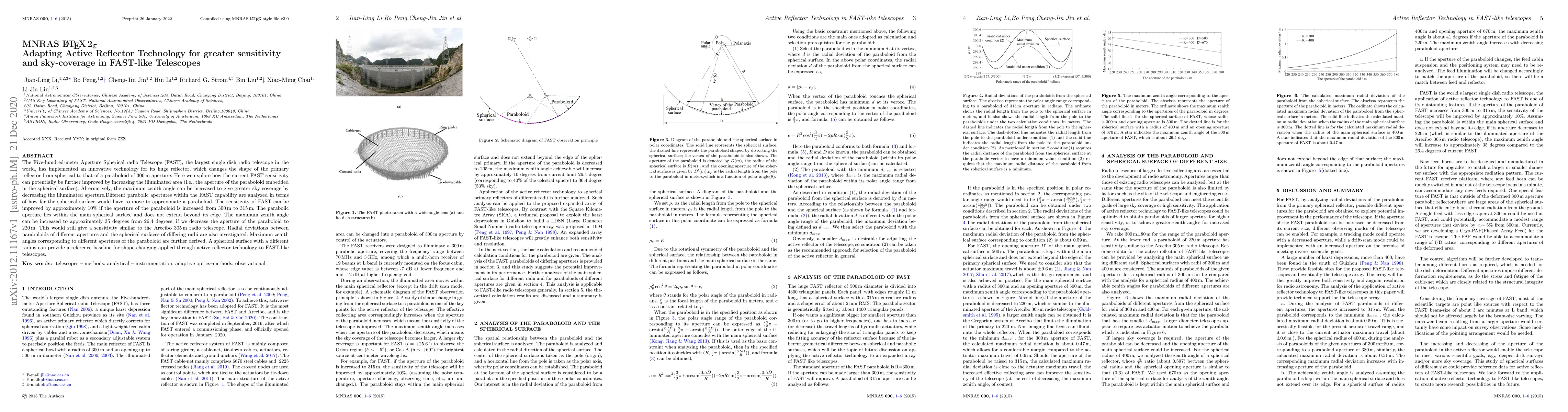 Thumbnail for Adapting Active Reflector Technology for greater sensitivity and
  sky-coverage in FAST-like Telescopes