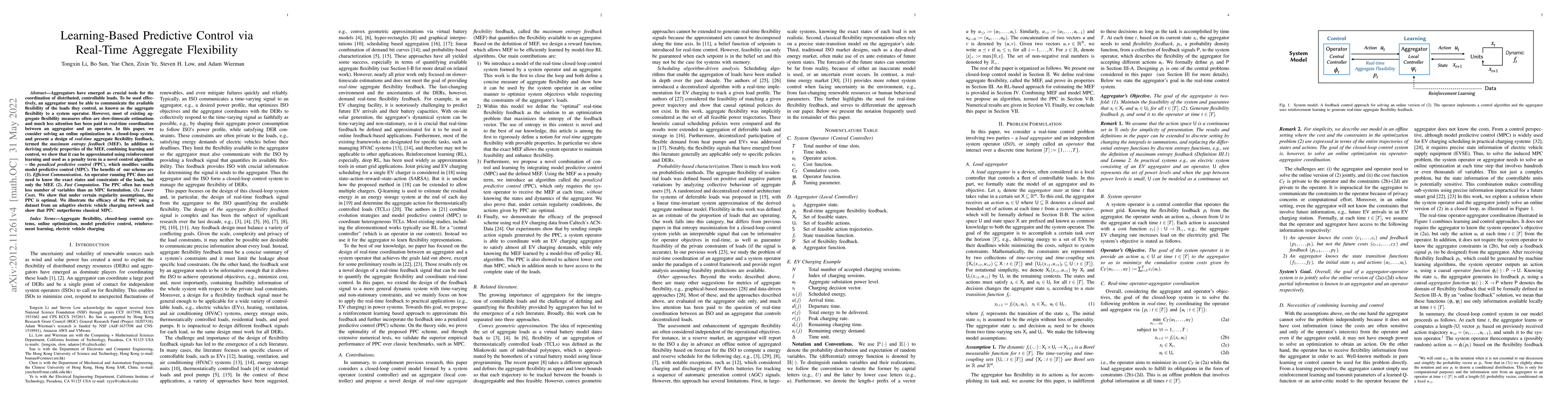 Thumbnail for Learning-Based Predictive Control via Real-Time Aggregate Flexibility