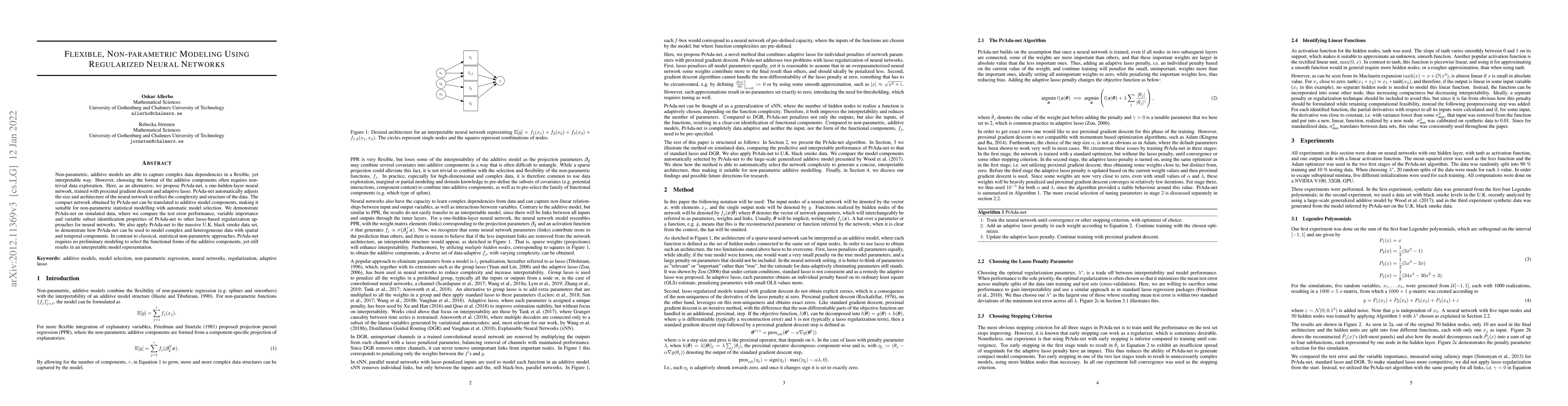 Thumbnail for Flexible, Non-parametric Modeling Using Regularized Neural Networks