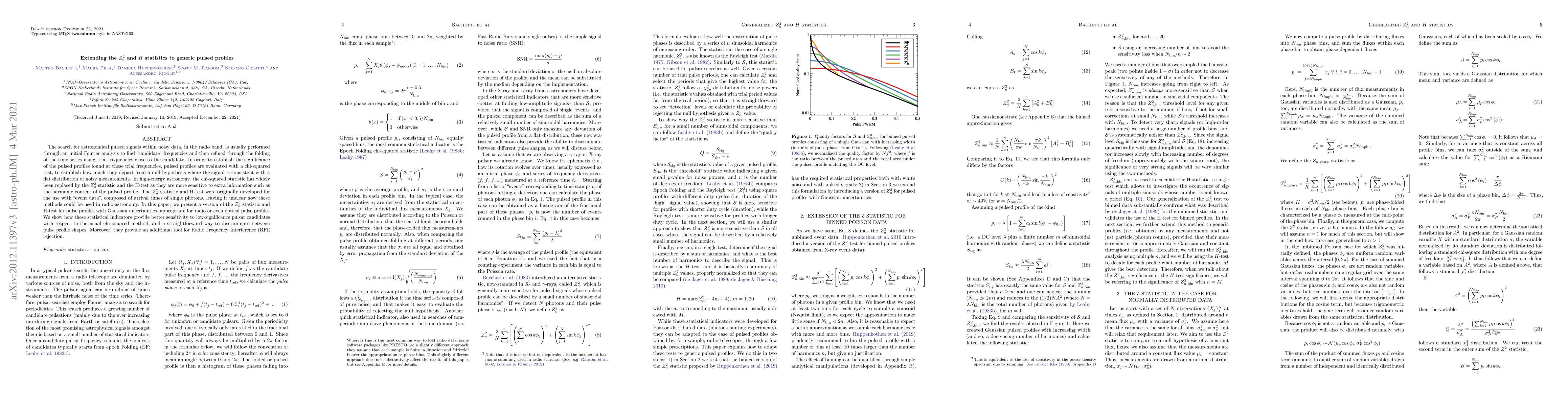 Thumbnail for Extending the $Z^2_n$ and $H$ statistics to generic pulsed profiles