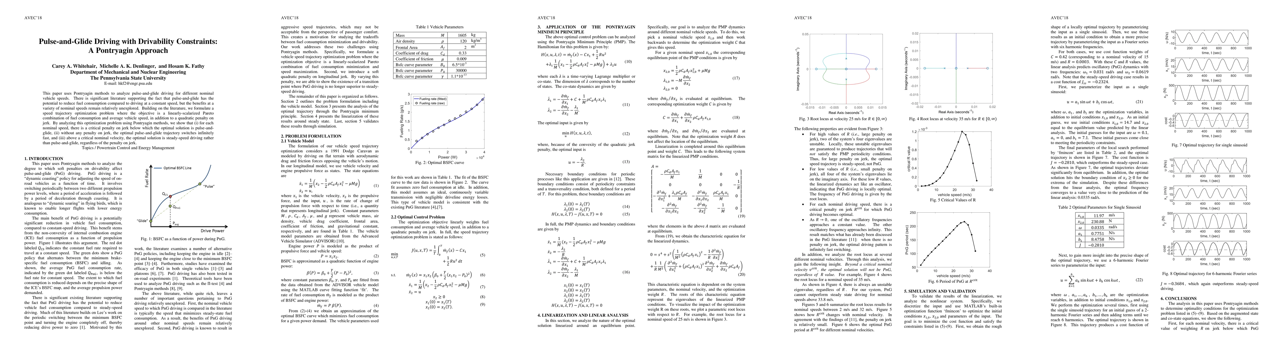 Thumbnail for Pulse-and-Glide Driving with Drivability Constraints: A Pontryagin
  Approach