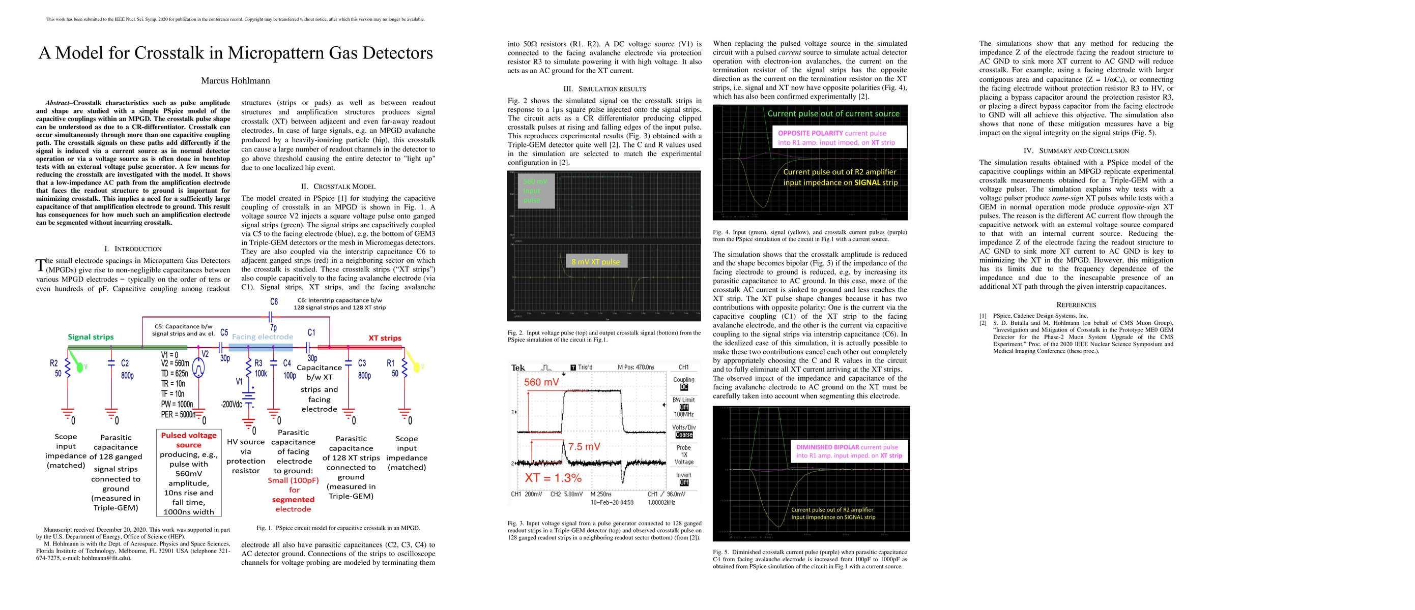 Thumbnail for A Model for Crosstalk in Micropattern Gas Detectors