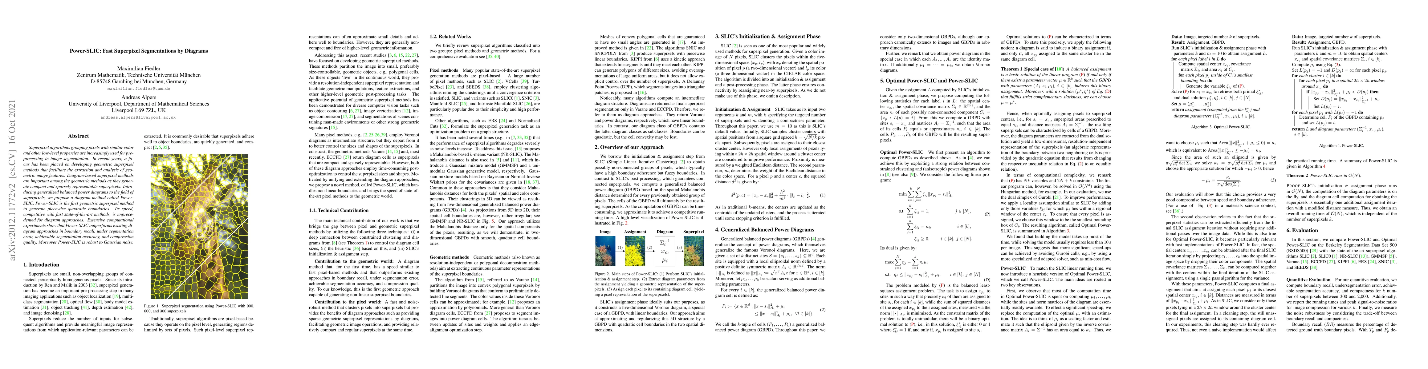 Thumbnail for Power-SLIC: Fast Superpixel Segmentations by Diagrams
