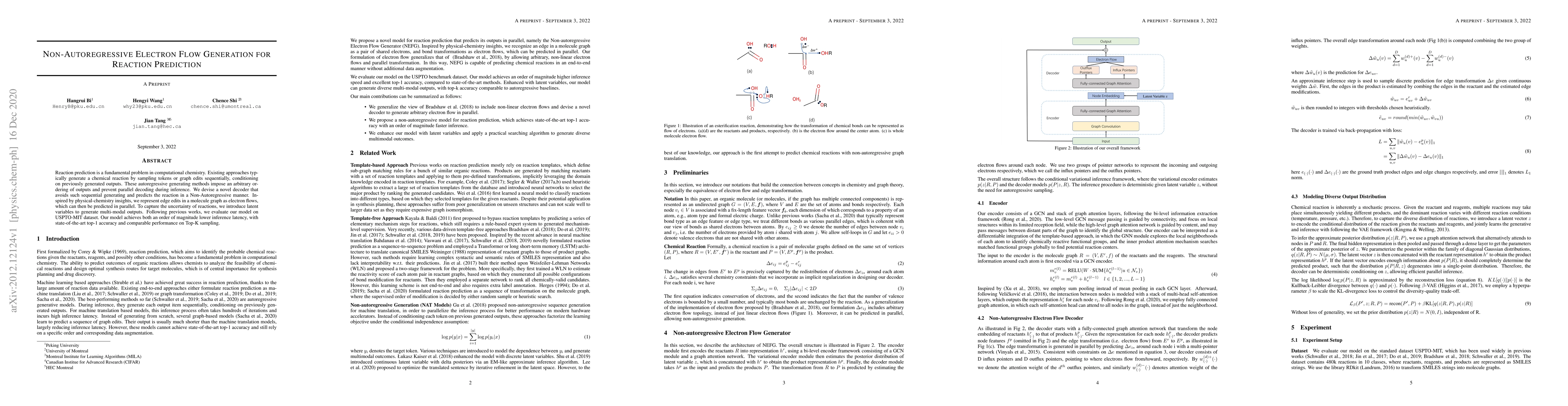 Thumbnail for Non-autoregressive electron flow generation for reaction prediction