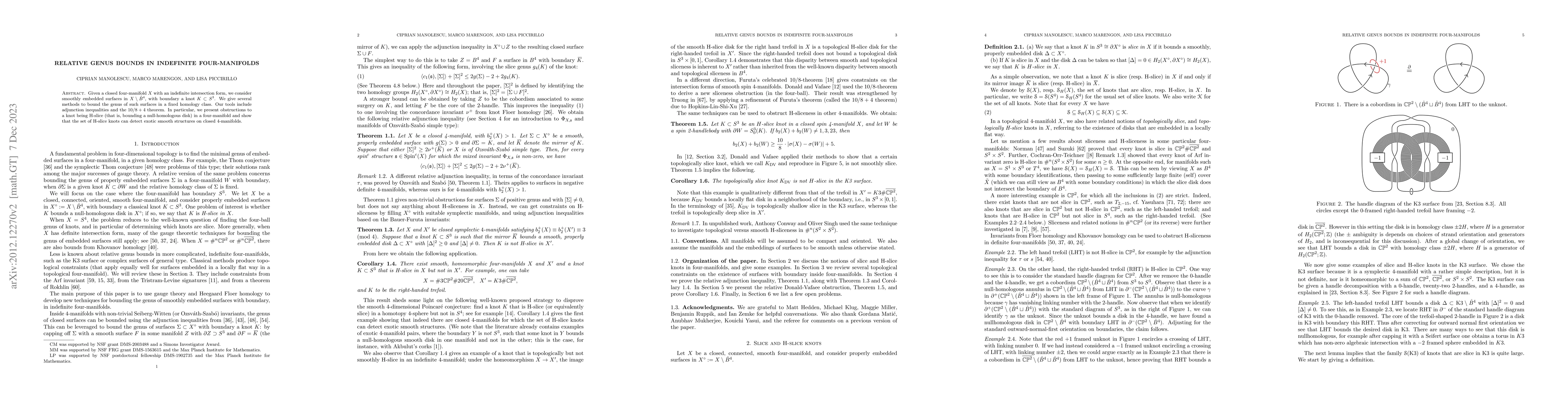 Thumbnail for Relative genus bounds in indefinite four-manifolds